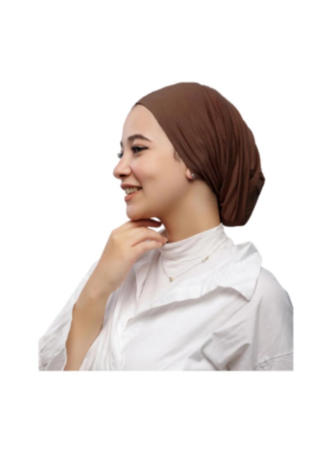 بندانة حجاب سوري بلمسة قطنية ناعمة - متعددة الألوان - Image 2